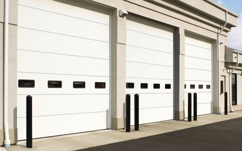 Loading dock door installation